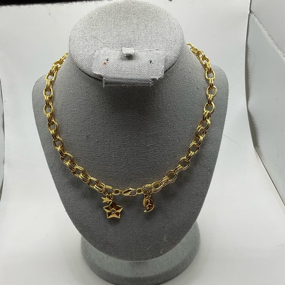 Kirk’s Folly:”Hearts and Angels” charms bracelet ~necklace set vintage retired. - Picture 5 of 9